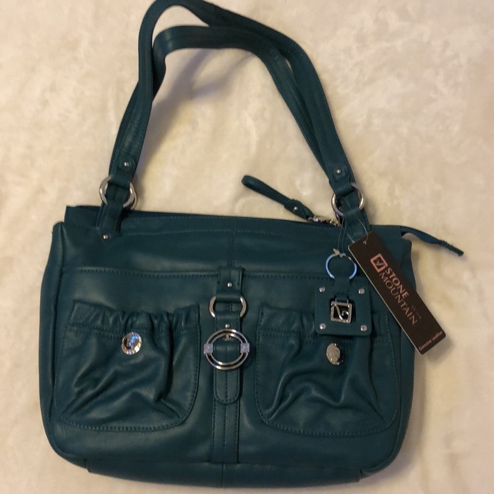 Stone Mountain Leather Shoulder Bag